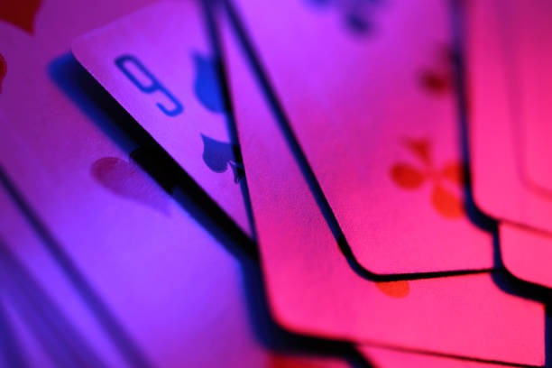 Live-dealer table with professional croupier at blackjack table